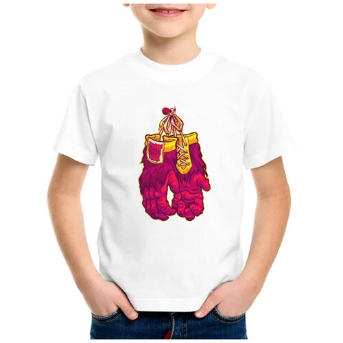 Детская футболка coolpodarok 26 р-рЖивотные Перчатки зверя