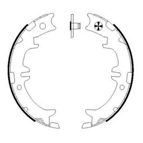 Комплект колодкок стояночного тормоза Mintex MFR611