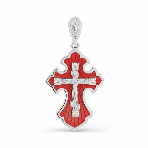 фото Подвеска крестик православный из серебра amarin jewelry