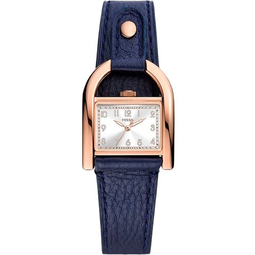 фото Наручные часы fossil часы наручные женские fossil es5266 гарантия 2 года, синий, золотой