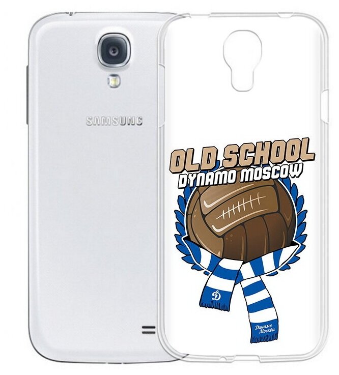 Чехол задняя-панель-накладка-бампер MyPads ФК Динамо олд скул для Samsung Galaxy S4 GT-i9500/i9505 противоударный
