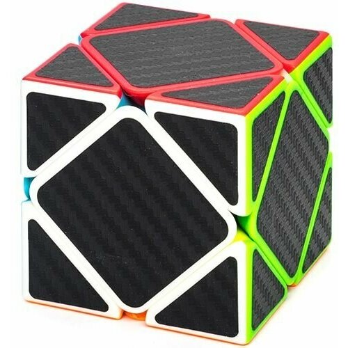 Скоростной Скьюб Рубика Z-cube Skewb Carbon / Головоломка для подарка / Цветной пластик скоростной скьюб рубика moyu skewb cubing classroom головоломка для подарка белый пластик