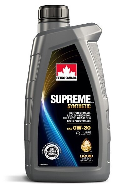 Моторное масло Petro-Canada SUPREME SYNTHETIC 0W-30