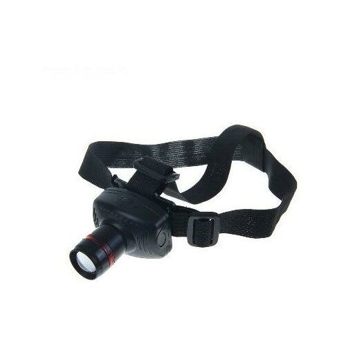 фото Фонарь налобный "дозор", 1 led, 6.5 x 5.5 x 4 см, 3 ааа