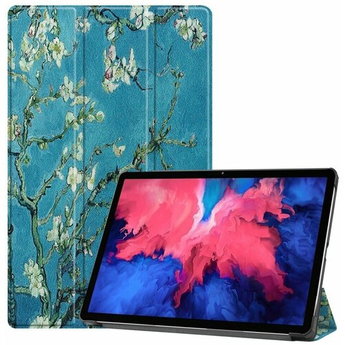 Чехол Smart Case для Lenovo Tab P11 TB-J606 / Lenovo Tab P11 Plus TB-J616 - 11 дюймов (Apricot Blossom) pu leather tablet case for lenovo tab e10 tab e8 tab e7 universal anti dust oldimage pattern series protection case stylus