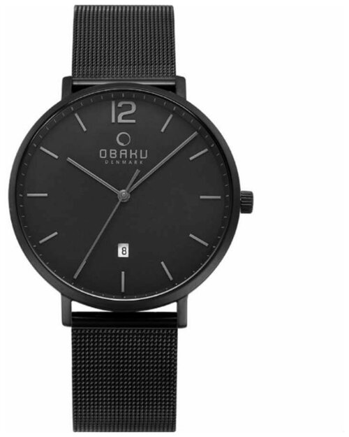 Наручные часы OBAKU V181GDBBMB, черный