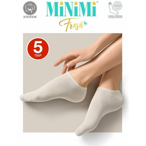 фото Носки minimi, 5 пар, размер 35-38 (23-25), бежевый
