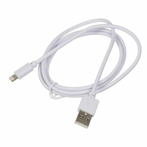 Кабель Digma Lightning (m) - USB (m), 1.2м, 2A, белый [light-1.2m-wh]