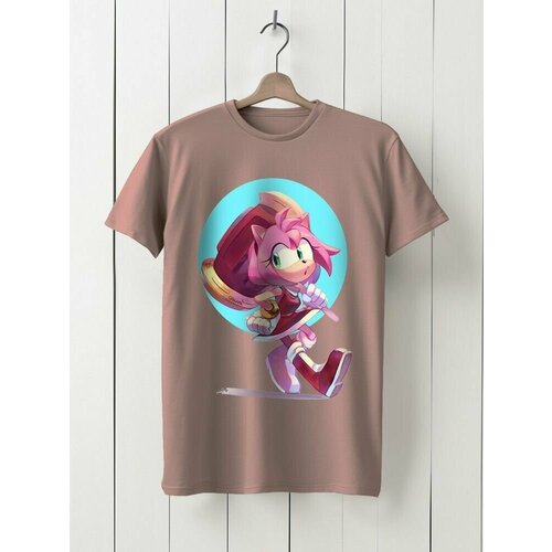 фото Футболка твоя футболка!, хлопок, принт сюжетный, размер xl, розовый