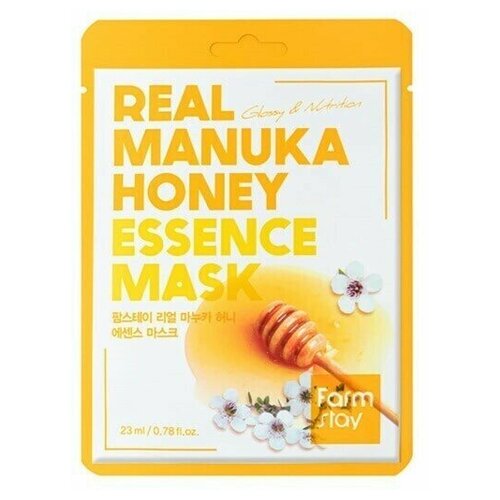 Тканевая маска для лица с экстрактом меда FarmStay Real Manuka Honey Essence Mask