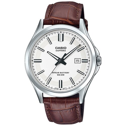 Наручные часы CASIO Collection Men MTS-100L-7A, коричневый, белый