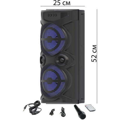 Большая портативная колонка с Bluetooth и караоке ZQS8207 270000₽