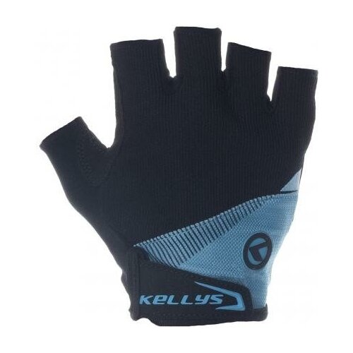 фото Перчатки kellys comfort, размер xxl, черный, голубой