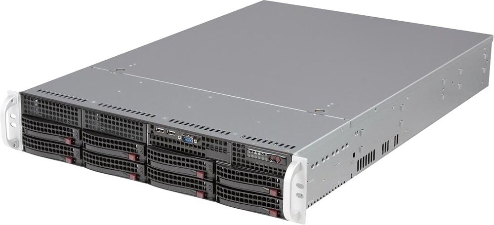 Корпус SuperMicro 2x740W черный - фото №2