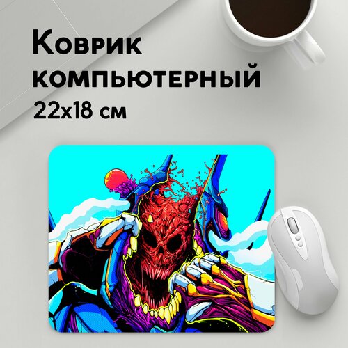 Коврик для мышки прямоугольный 220x180x3мм / Геймерам / Counter Strike / HYPER BEAST