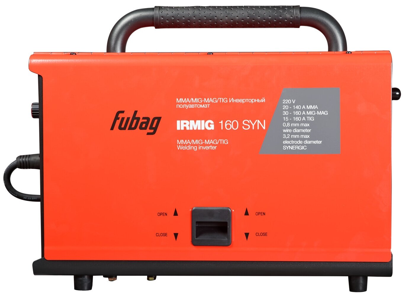 Сварочный аппарат инверторного типа Fubag IRMIG 160 SYN, TIG, MMA, MIG .