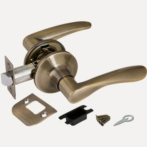 Изображение товара Ручка защелка Punto DK620 AB-PS (6020 AB-P ) (без фик.) бронза