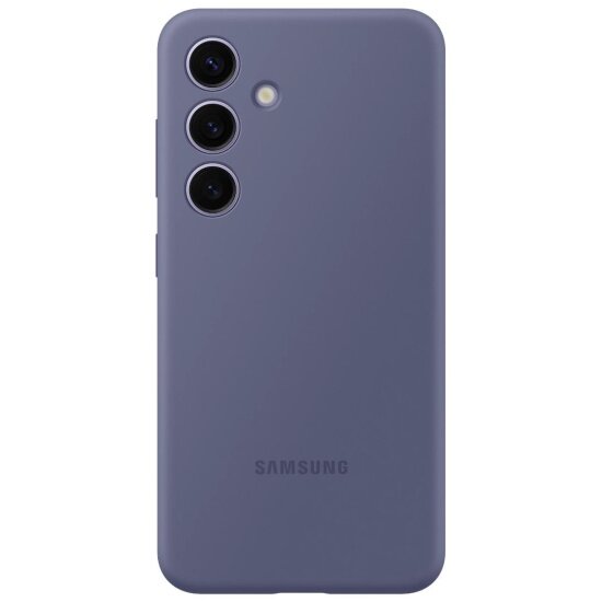 Чехол Samsung для Galaxy S24, Silicone Case, фиолетовый (EF-PS921TVEGRU)