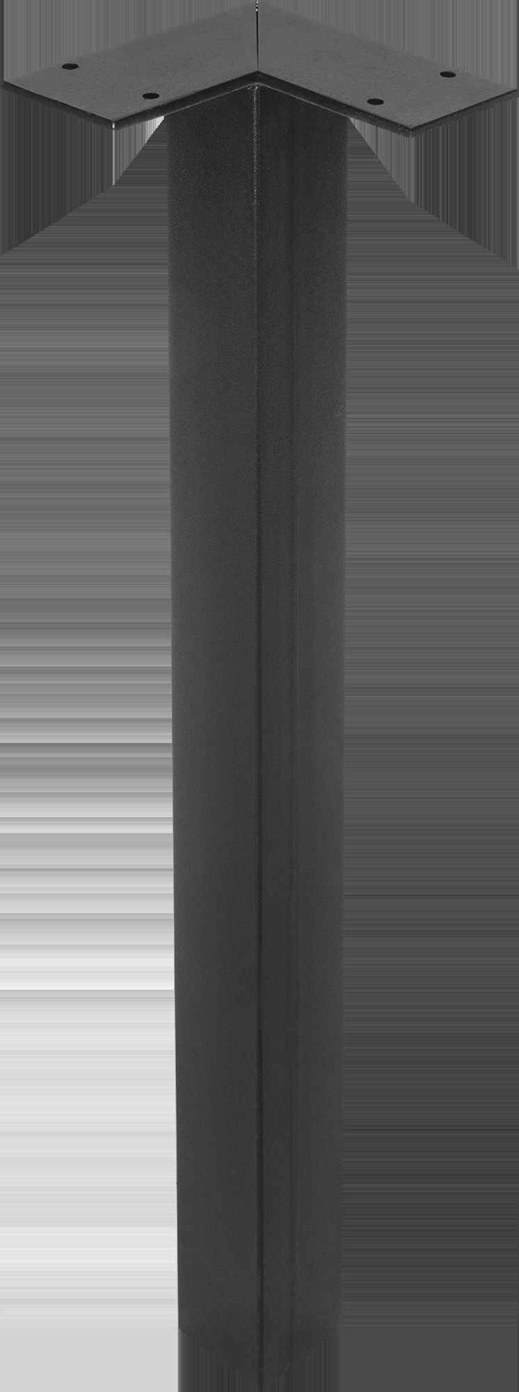 Ножка для стола Лофт Классика 710 мм цвет черный