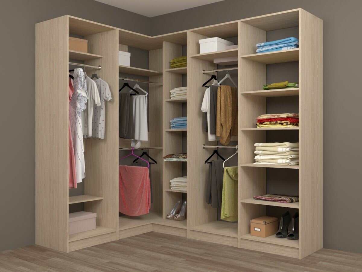 фото Гардеробная Alexa-10 Мегамебель, ШxГxВ 1600/2200*500*2100