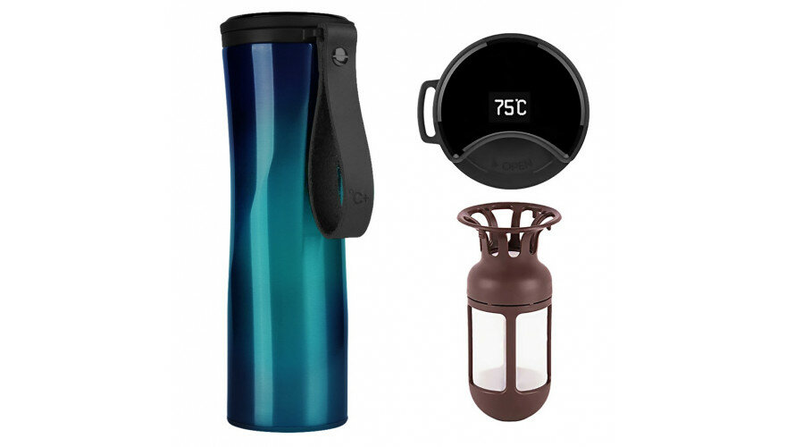 Термокружка Xiaomi Kiss Kiss Fish Moka Smart Cup Oled 430ml Blue