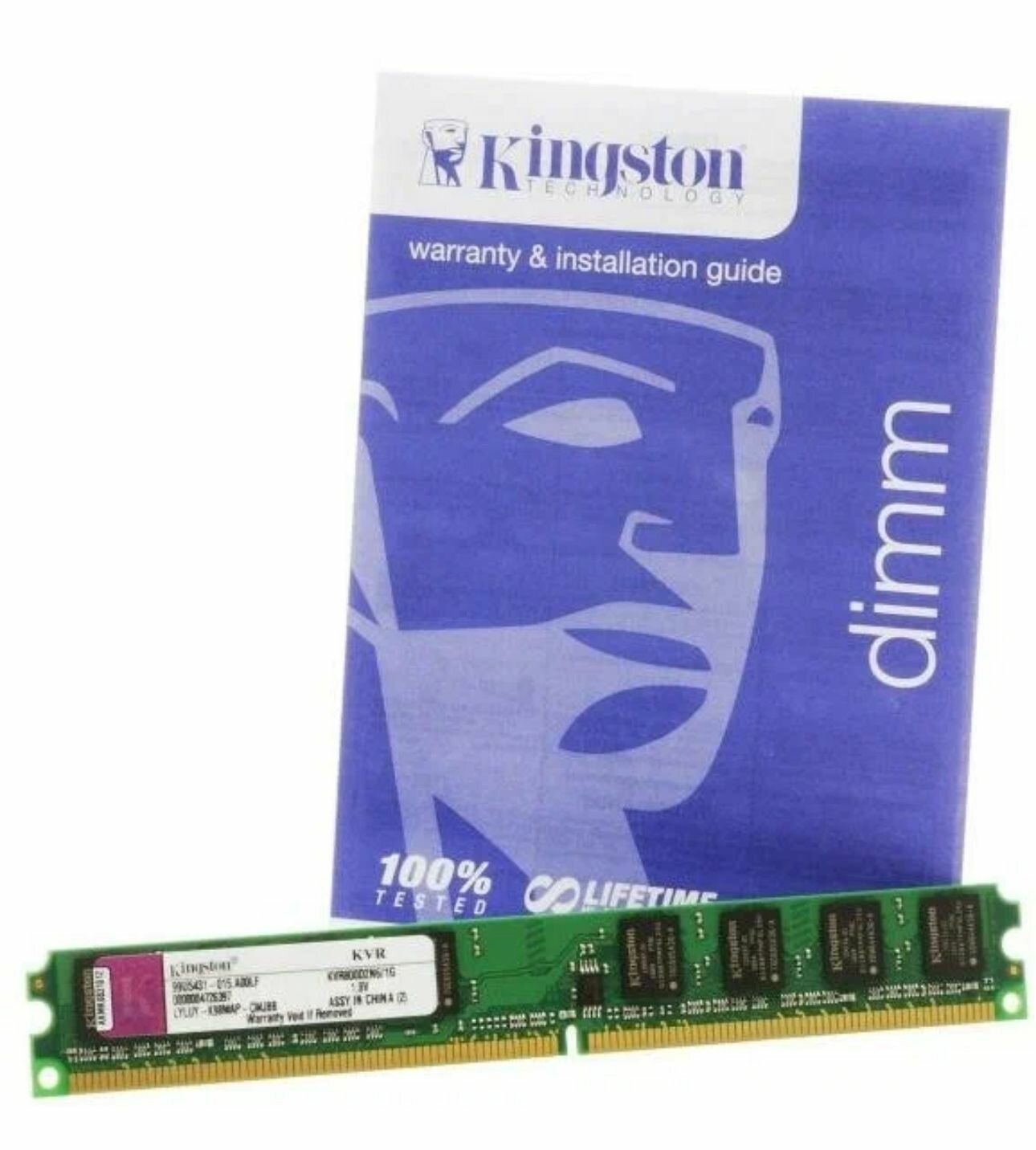 Оперативная память Kingston 1 ГБ DDR2 800 МГц DIMM CL6 KVR800D2N6/1G