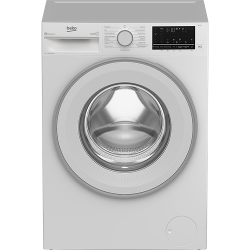 Узкая стиральная машина Beko B3WFR572WW 7 кг белый 2692400₽