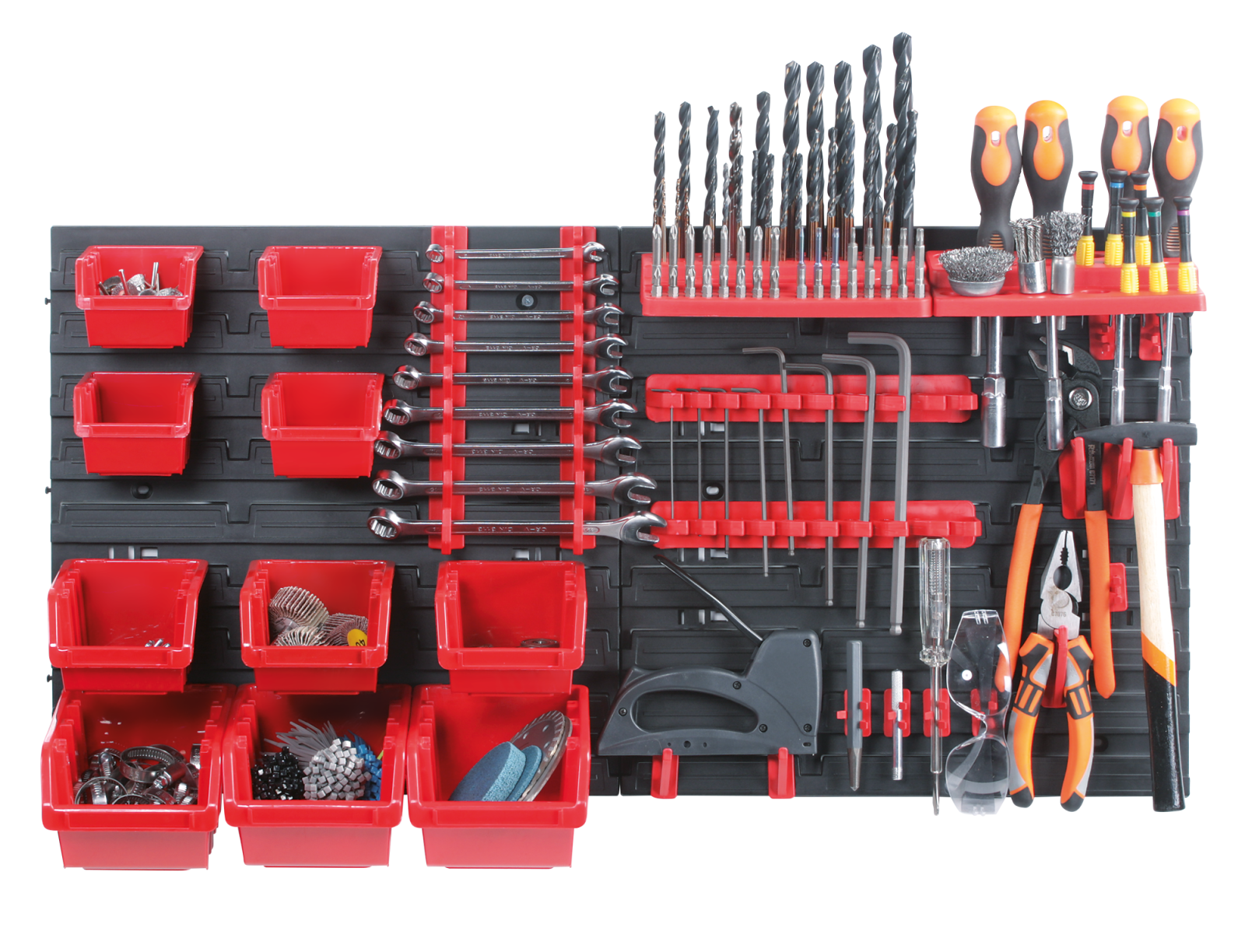 Панель, набор лотков и держатели для инструментов Kistenberg Tool board ORDELINE KOR4