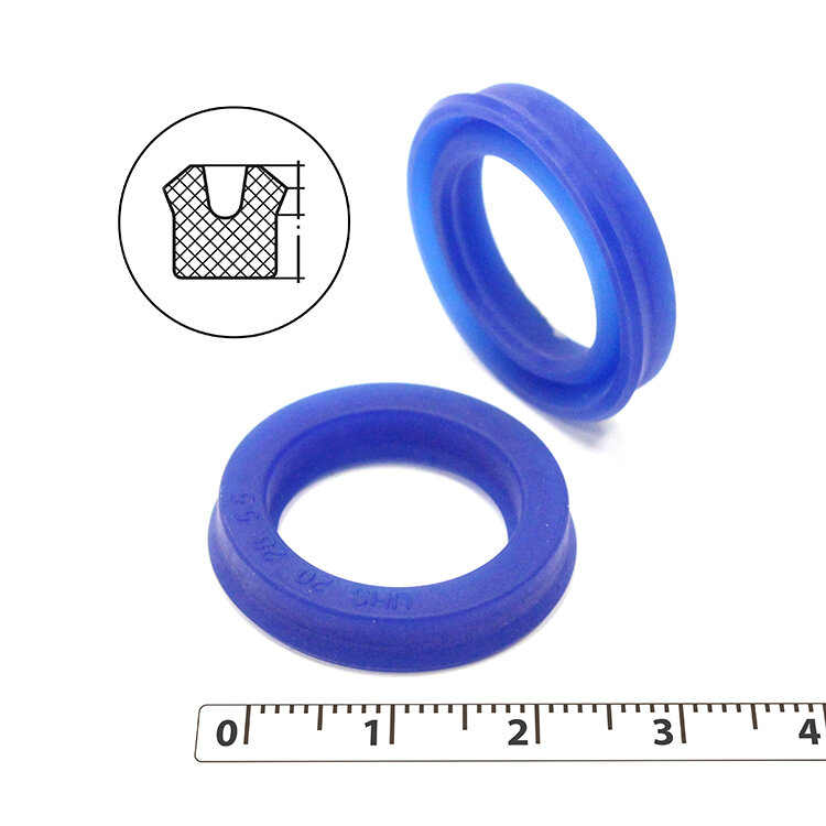 фото Манжета гидравлическая 20х28х5.5 (манжета цилиндра 28*20*5.5) тип UN PU (полиуретан)