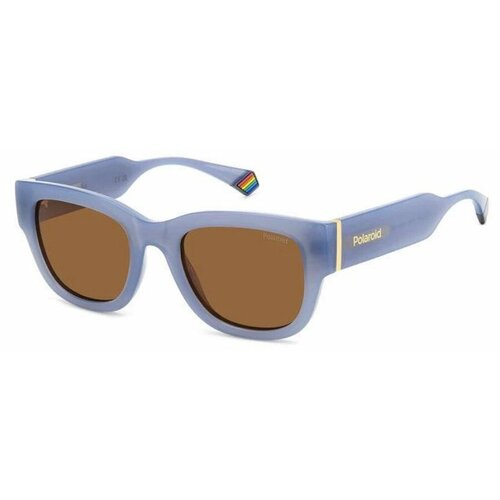 Солнцезащитные очки Polaroid, голубой polaroid pld 6186 s mvu c3