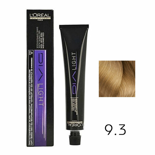 Краска для волос Dia Light 9.3 50 мл L'Oreal Professionnel Dia Light 9.3 50ML VF40 50 мл краска для волос dia light 5 50 мл l oreal professionnel dia light 5 50ml vf40 50 мл