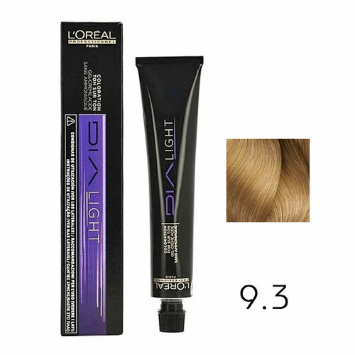 Краска для волос Dia Light 9.3 50 мл L'Oreal Professionnel Dia Light 9.3 50ML VF40 50 мл краска для волос dia light 4 50 мл l oreal professionnel dia light 4 50ml vf40 50 мл