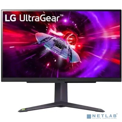 LG Монитор LCD LG 27" 27GR75Q-B UltraGear черный IPS 2560x1440 165hz 1ms 300cd 2xHDMI DisplayPort 27gr75q-b. aruz чёрный