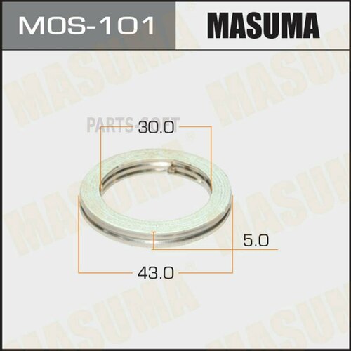 MASUMA MOS-101 Кольцо глушителя 30 х 43