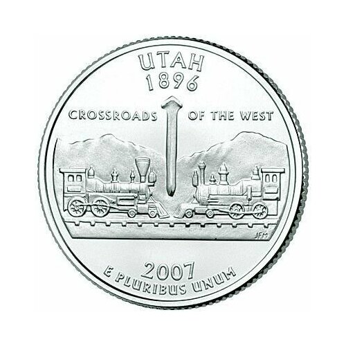 США, 25 центов 2007 год, Utah