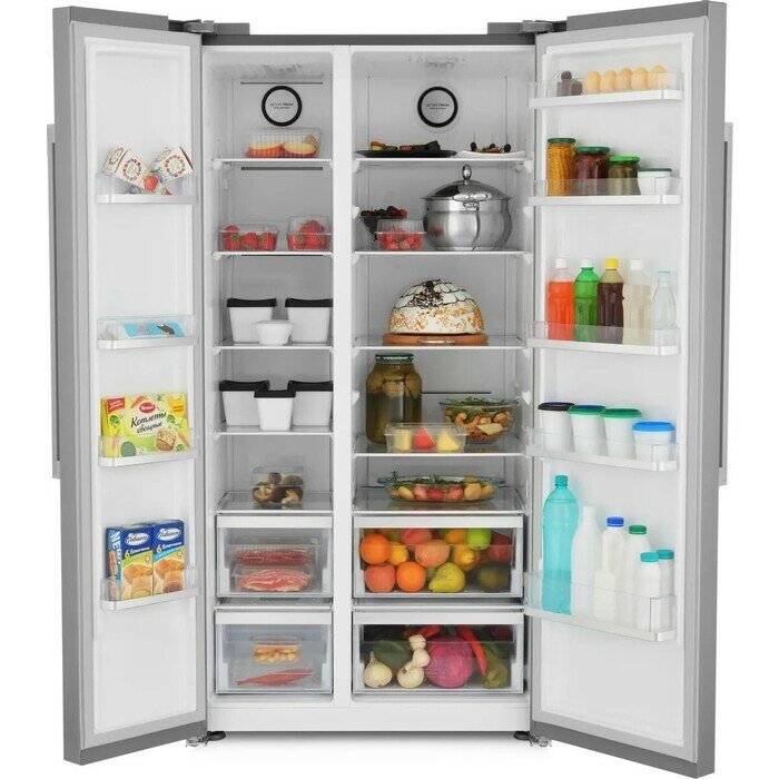 Холодильник Side by Side Hotpoint HFTS 640 X - фотография № 12