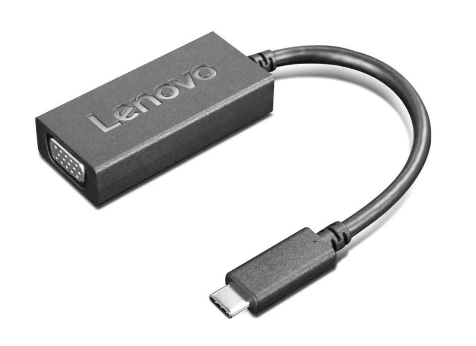 Переходник Lenovo USB-C to VGA Adapter ( переходник USB-C (Type-C) на VGA (D-Sub) 4X90M42956