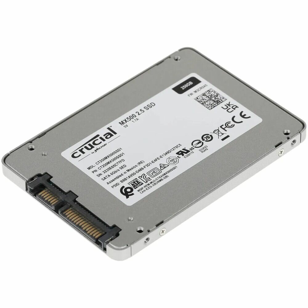 SSD накопитель CRUCIAL MX500 250Гб, 2.5", SATA III - фото №5