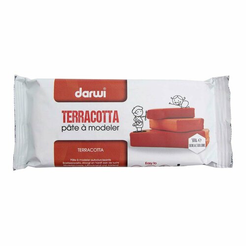 Масса для лепки Darwi Terracotta, самоотвердевающая, 500 г, DA0810500000