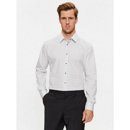 Рубашка Karl Lagerfeld, размер 41 [KOLNIERZYK], белый рубашка karl lagerfeld размер 45 бесцветный
