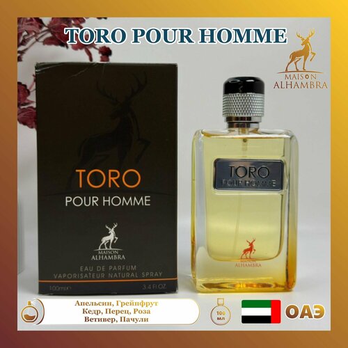 Парфюмерная вода Toro Pour Homme, Alhambra, 100 мл парфюмерная вода aquilo pour homme alhambra 100 мл