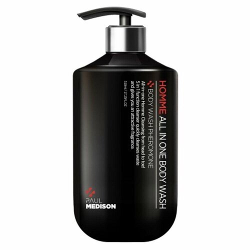 PAUL MEDISON Homme All-in-one Body Wash Pheromone Мужской мультифункциональный гель для душа с ароматом феромонов 510мл 1590₽