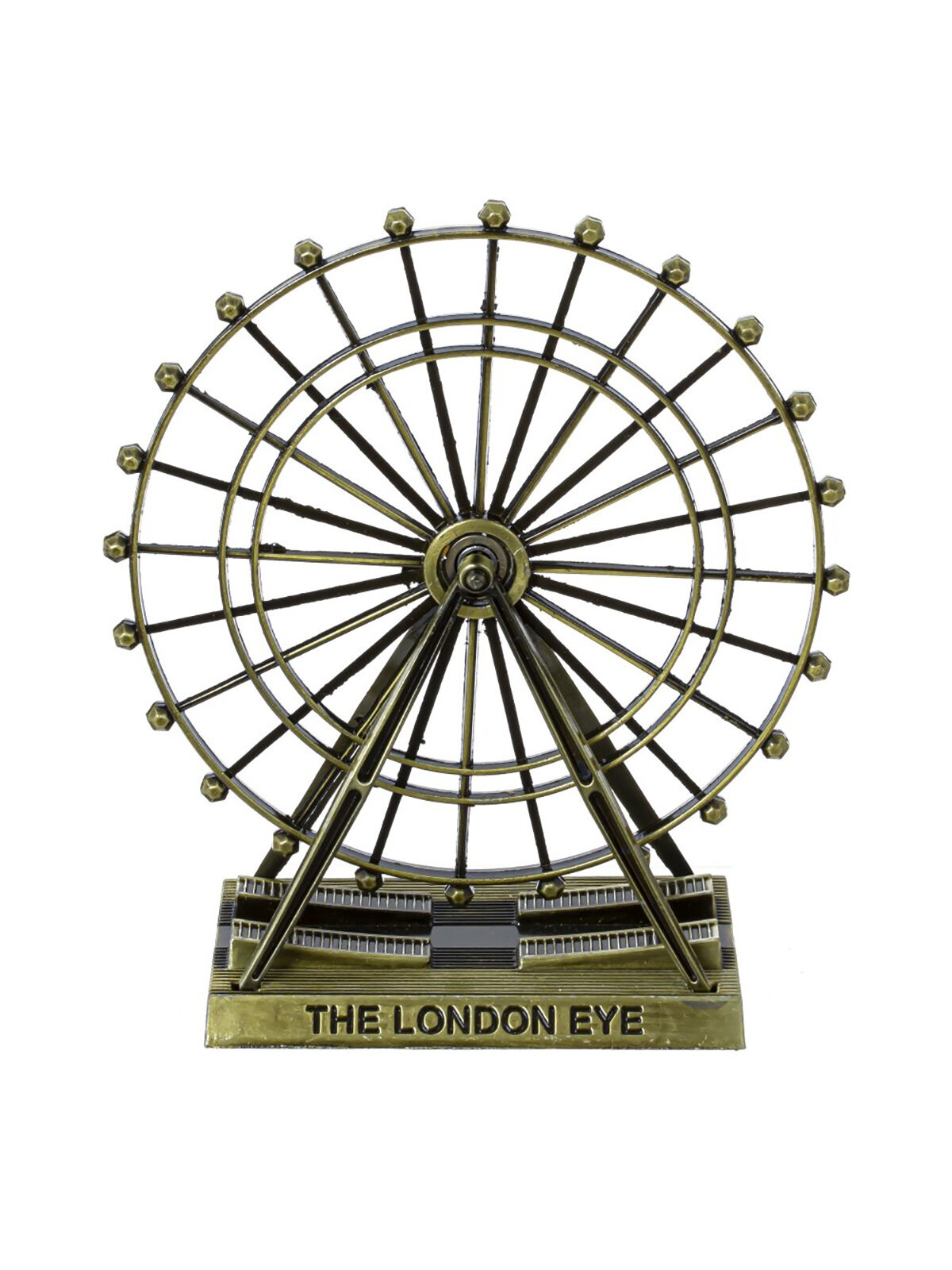 фото Фигурка декоративная Remecoclub Колесо обозрения, металлическая, 15,5x13,5x6 см