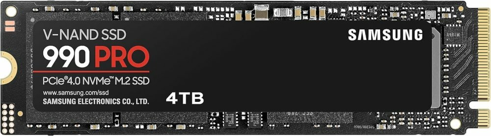 Твердотельный накопитель Samsung 990 Pro 4 TB MZ-V9P4T0B/AM