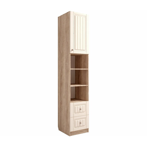 Стеллаж Woodville Майя М-05 дуб баррик светлый крем брюле 10170₽