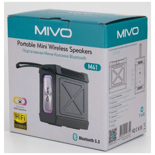 Портативная Bluetooth колонка Mivo M41 190000₽