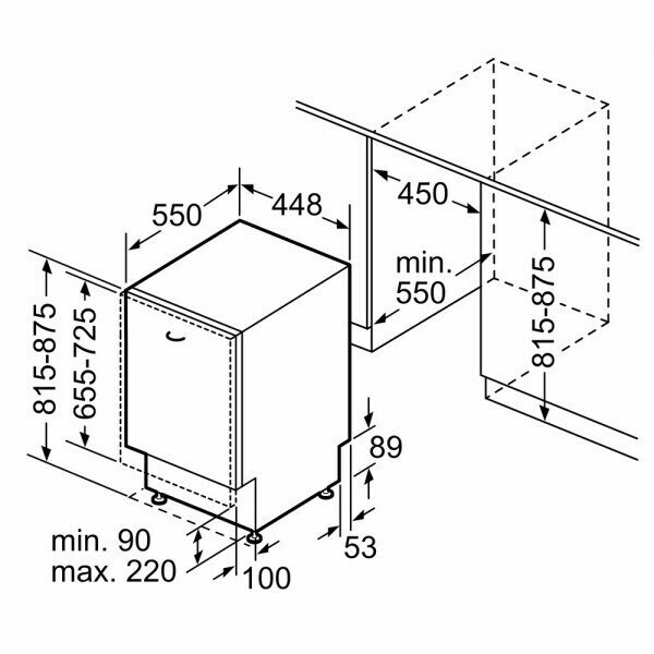 Встраиваемая посудомоечная машина 45CM SPV2HKX41E BOSCH - фотография № 5