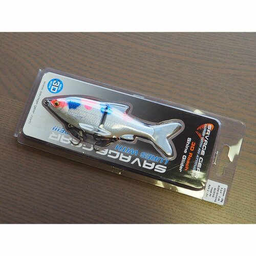 Воблер для рыбалки свимбейт Savage Gear 3D Roach Shine Glider 29g Koi Carp 57360