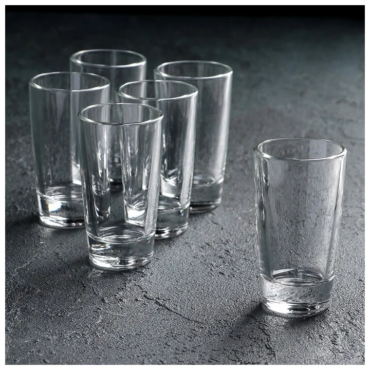 Набор стопок "Монако" Luminarc H5125, ударопрочное каленое стекло, 50 мл, 6 штук — фото 1