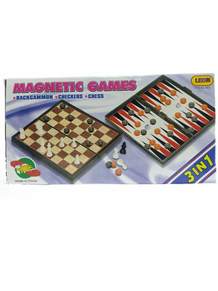 Магнитные игры 3в 1